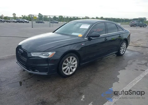 2016 Audi A6 3.0T Premium Plus из США, поврежденный, VIN WAUFGAFC9GN002353